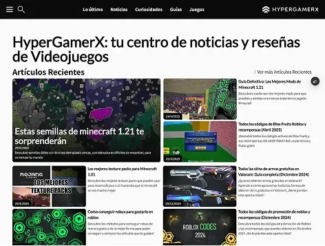 HyperGamerX - Blog de videojuegos