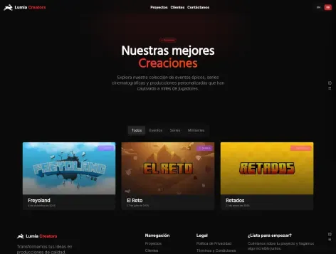 Lumia Creators Web - Web Corporativa